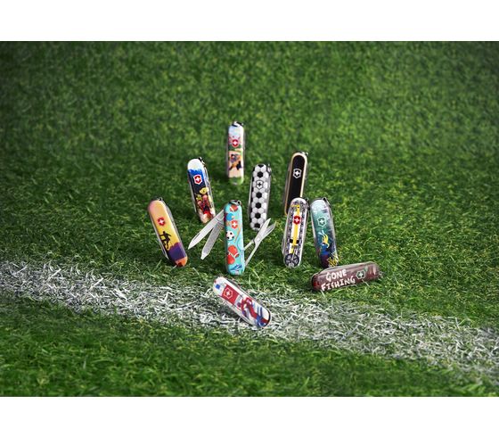 Victorinox Classic Limited Edition 2020, samtliga motiv i sportserien.
Bild från Victorinox
