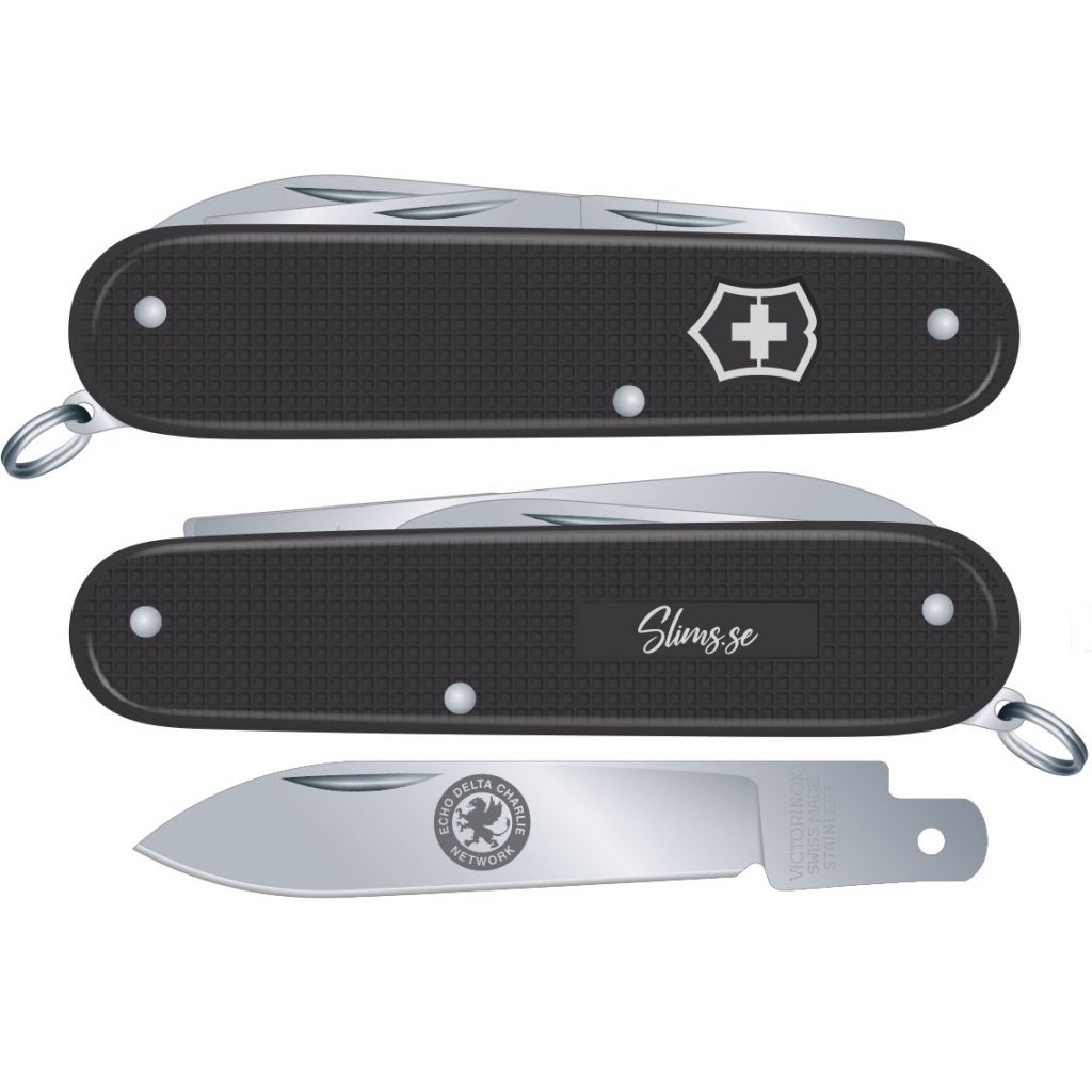 Victorinox Alox Cadet - svart EDCN/Slims.se-edition!