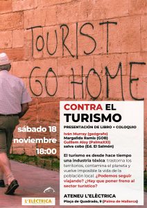 Contra el turismo (Palma de Mallorca, 18 noviembre) @ ATENEU L’ELÈCTRICA