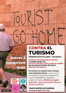Contra el turismo (Madrid, 2 noviembre) @ Traficantes de Sueños