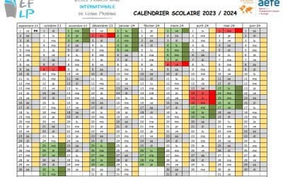 2023-2024 School calendar