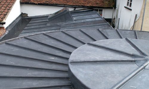 circular lead roofing