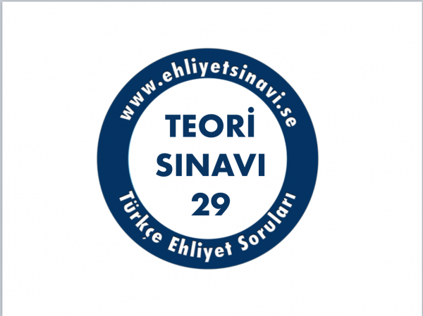 İsveç Ehliyeti Teori Sınavı 29