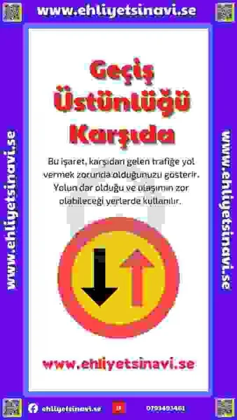 İsveç trafik işaretleri ve anlamları