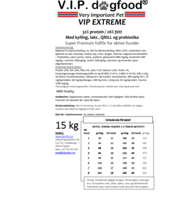 V.I.P. EXTREME 15 kg