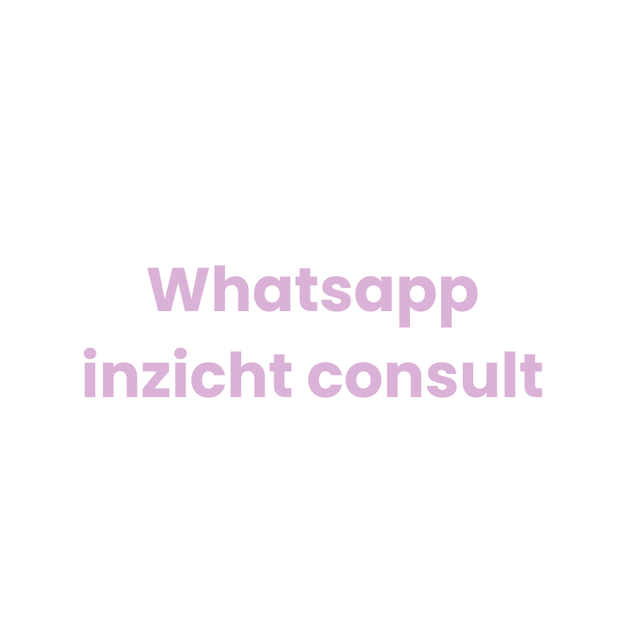 Whatsapp inzicht consult