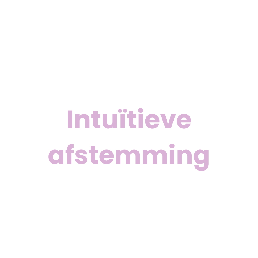 Intuïtieve afstemming