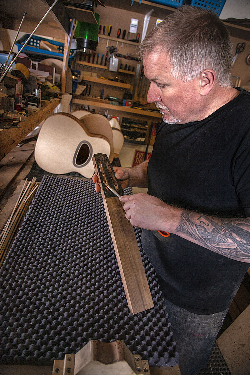 About Leo Eimers: gypsy jazz guitar builder | Eimers Guitars