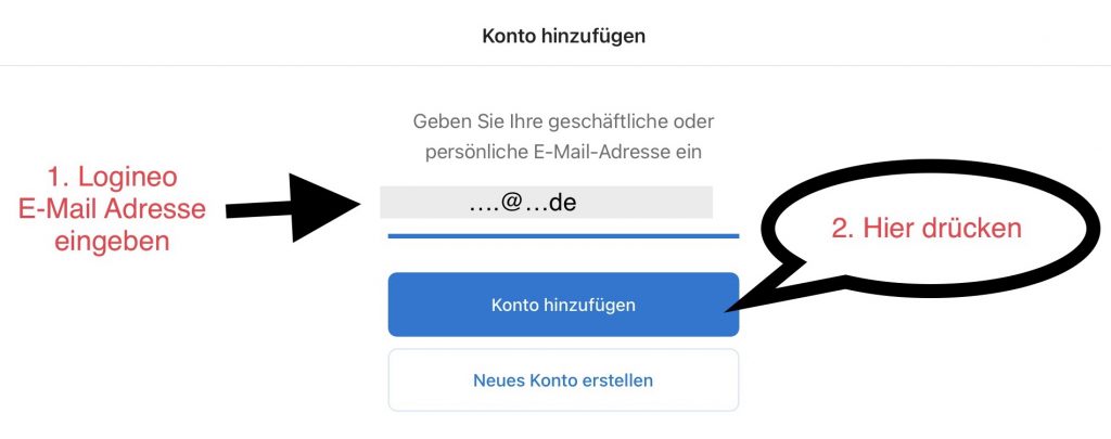 Logineo E-Mail mit Outlook 