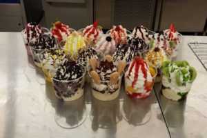 Viele Sorten Eis