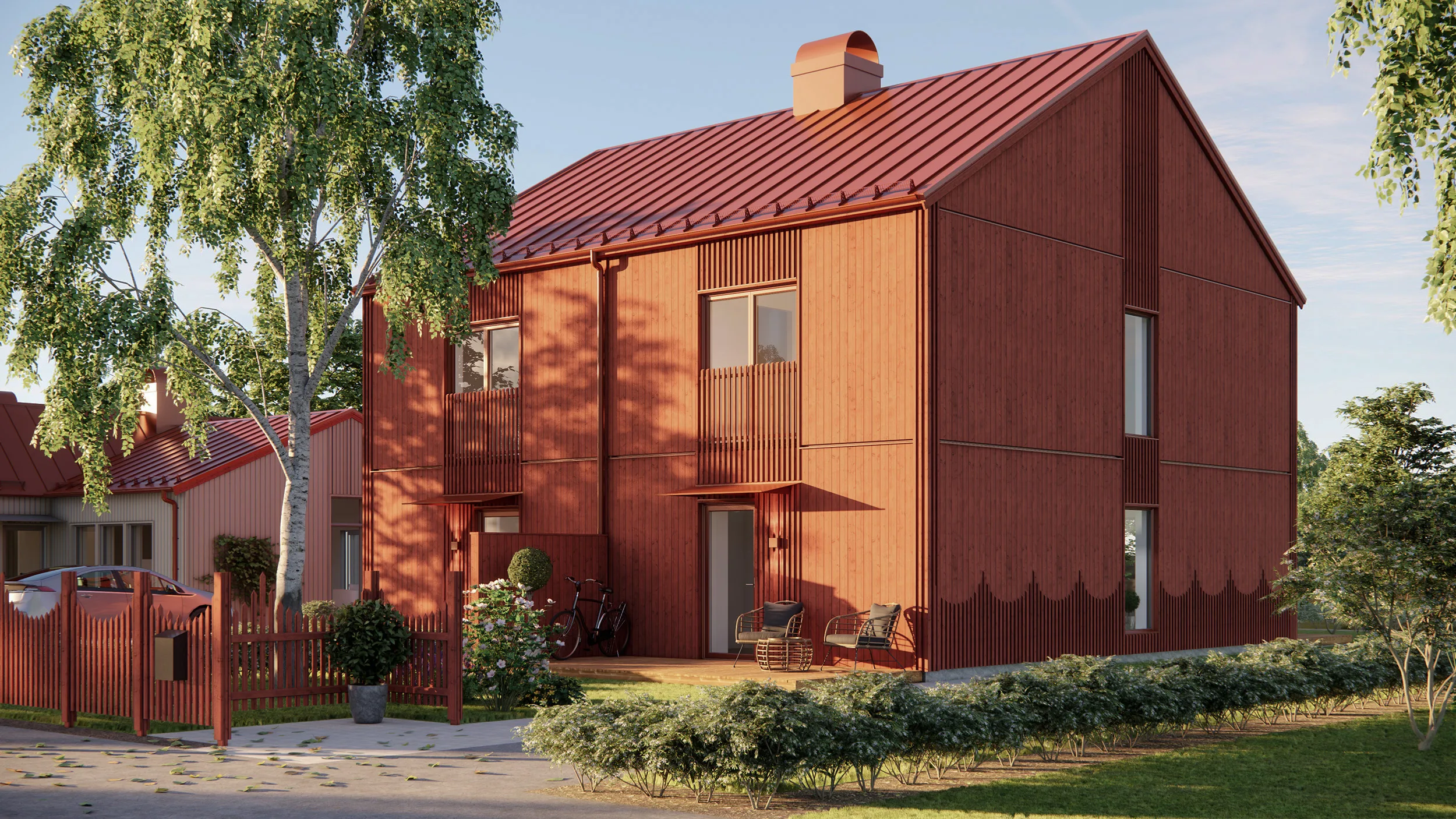 Brf Bostället. Parhus 100 kvm