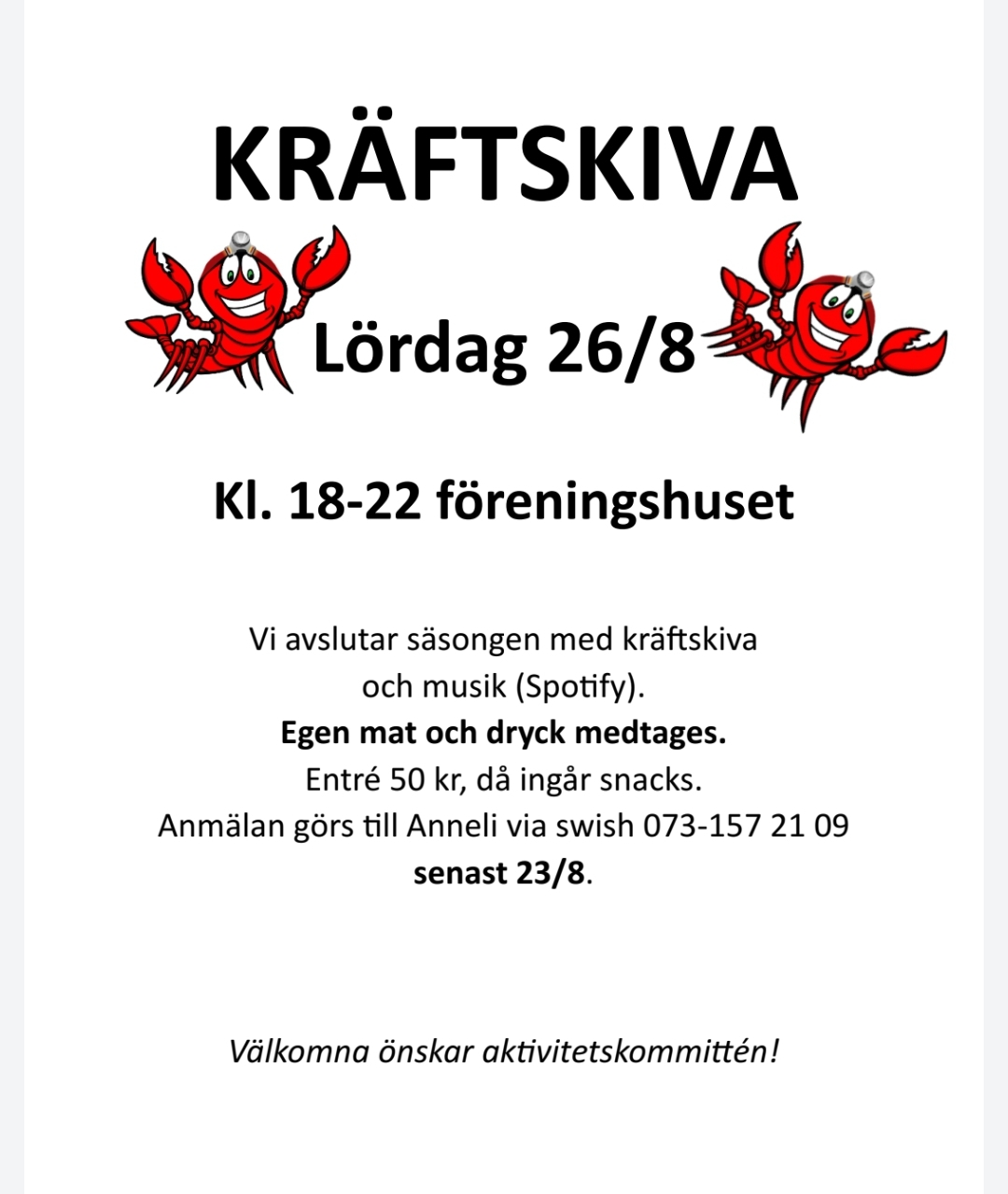 Kräftskiva