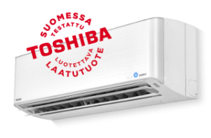 Ilmalampopumppu Toshiba premium taustakuva Ekoclim 1