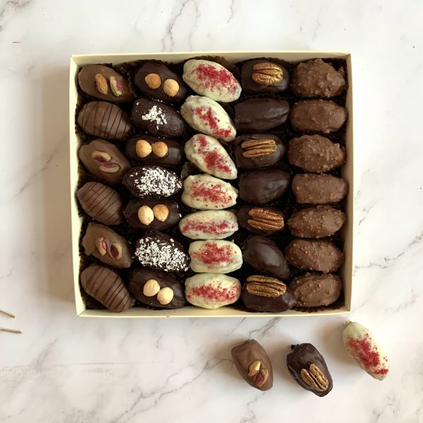 Chocolate dates gift box