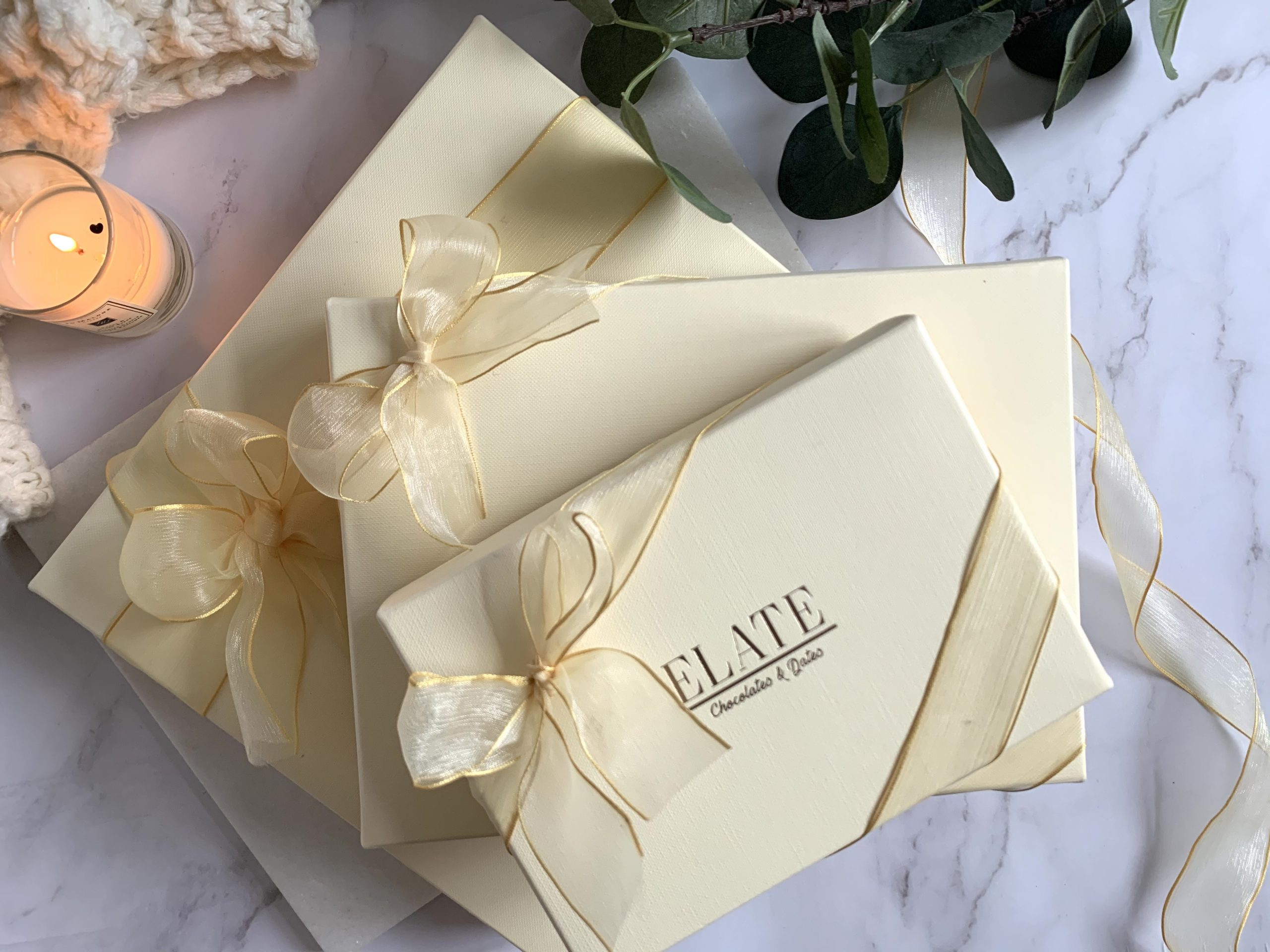 Medjool dates and roasted nuts Christmas Vegan Gift Box