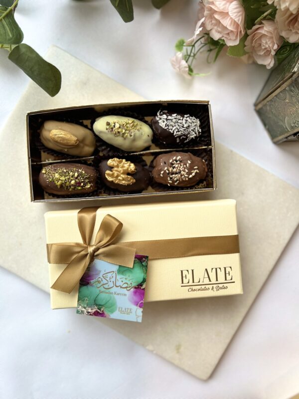 Ramadan personal chocolate dates gift box