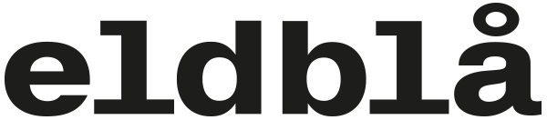eldblå
