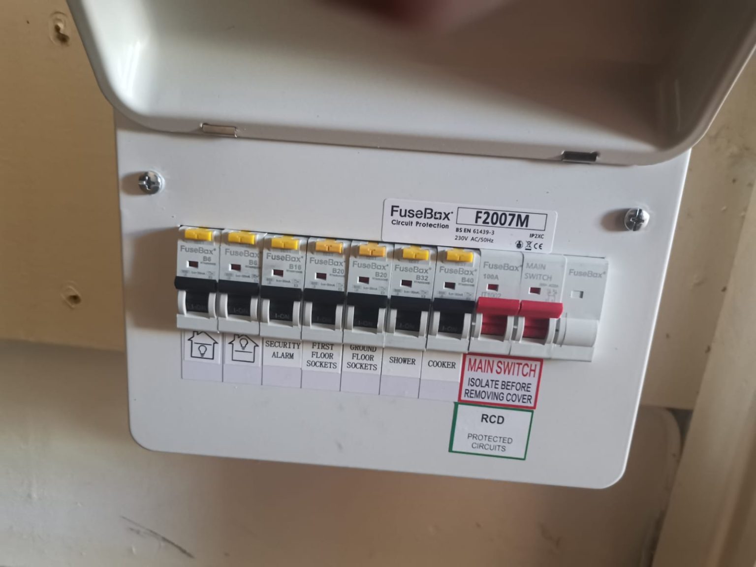 RCD Fuse Box Replacements MPS Electrical Contractors Ltd