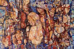 Kjaerlighetsformel Oljemaleri (100x150 cm)