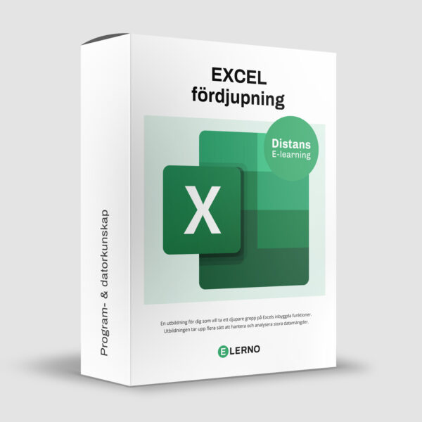 Microsoft Excel fördjupning - Datorkunskap