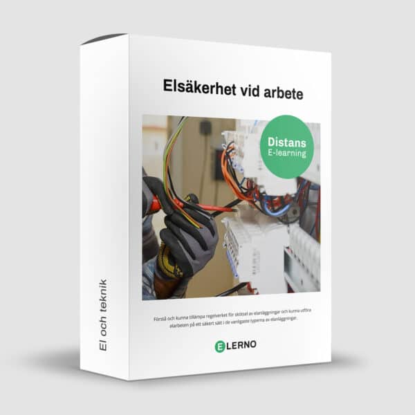 Elsäkerhet vid arbete (Skötsel av elanläggningar)