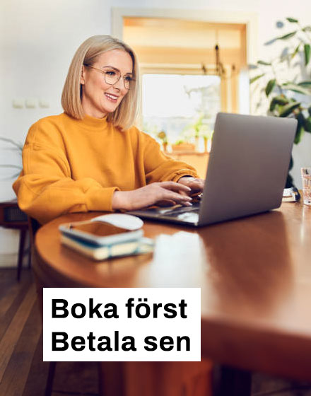 boka först