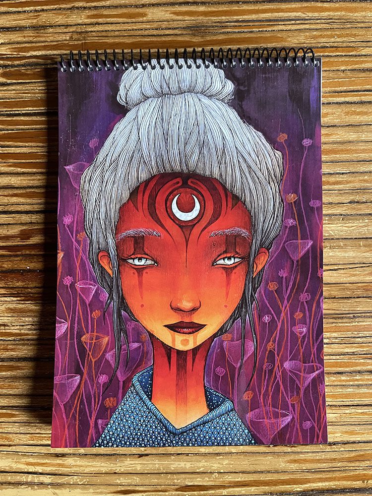 Niña de fuego y luna…