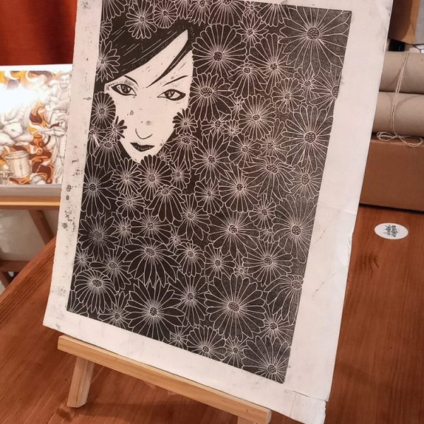 Grabado Flores