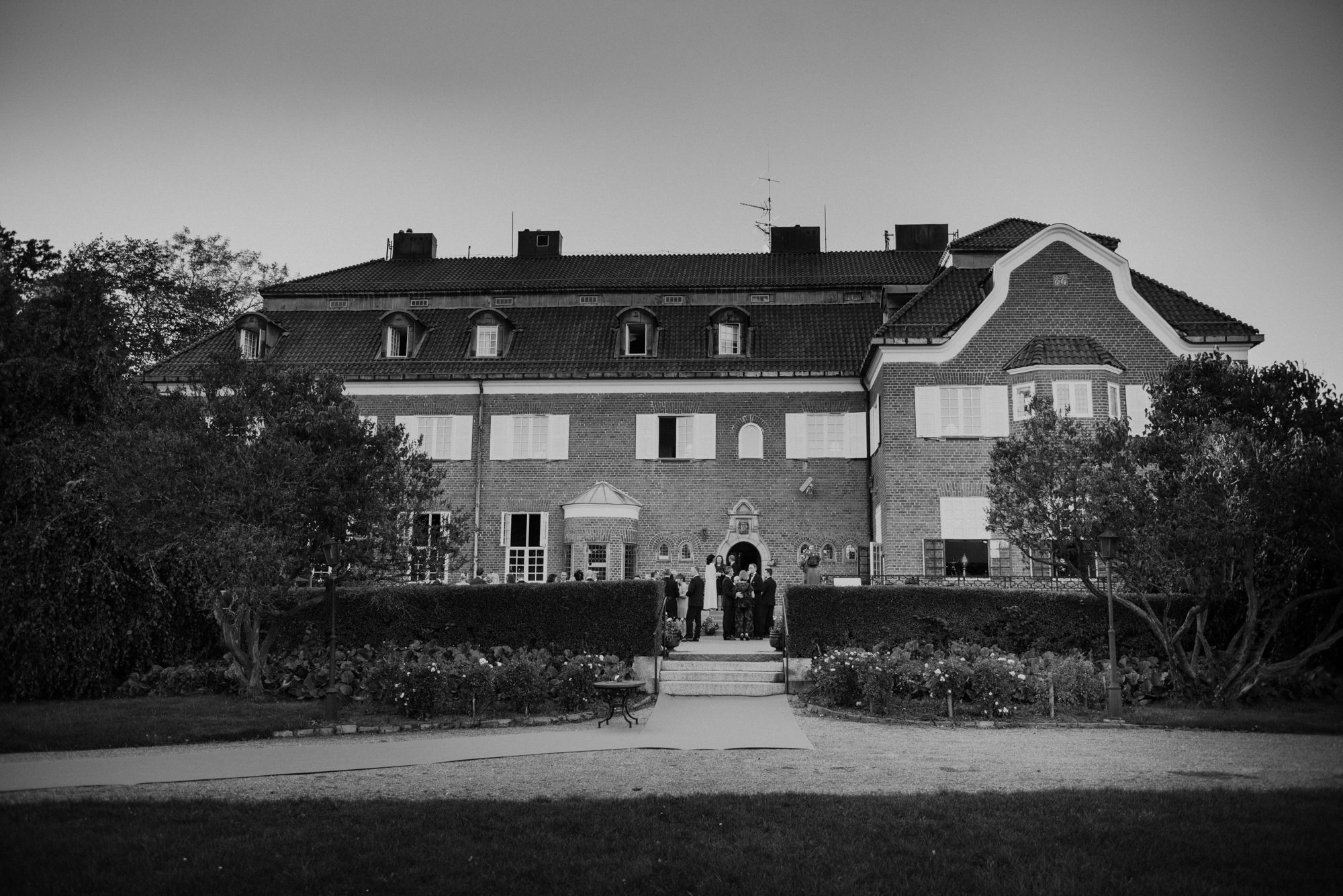 Pontus och Niklas höstbröllop på Villa Pauli i Djursholm