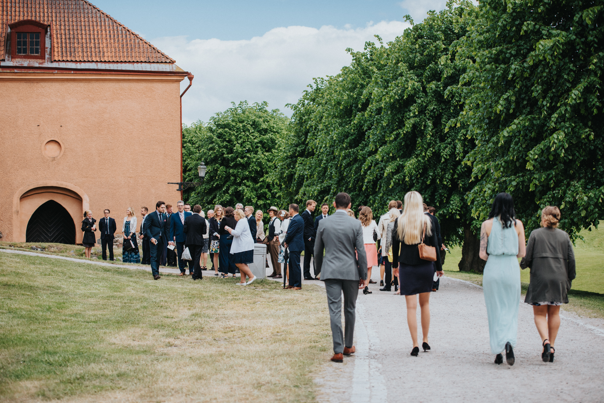 Sandra och Richard bröllop vid Nyköpings Hus