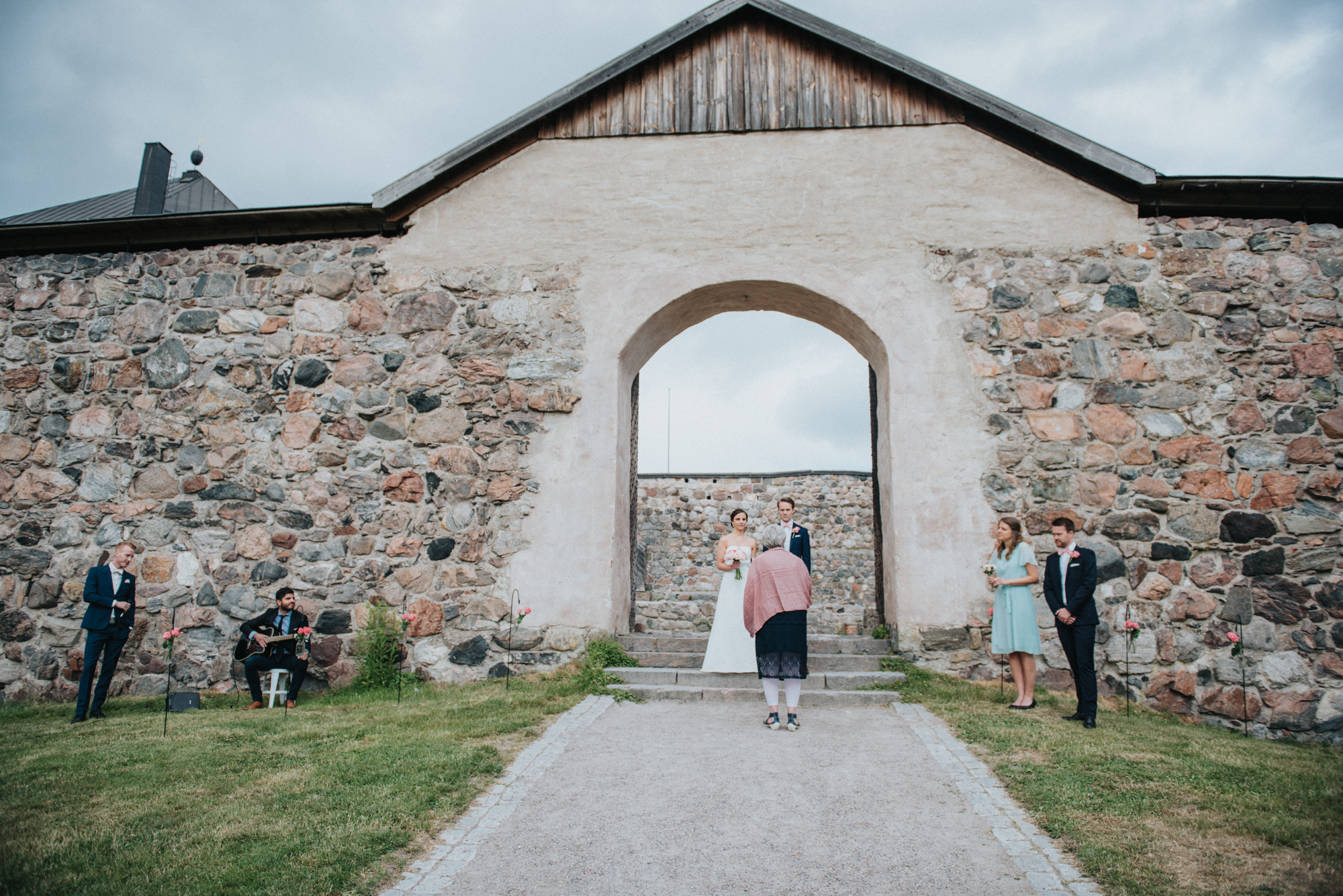 Sandra och Richard bröllop vid Nyköpings Hus