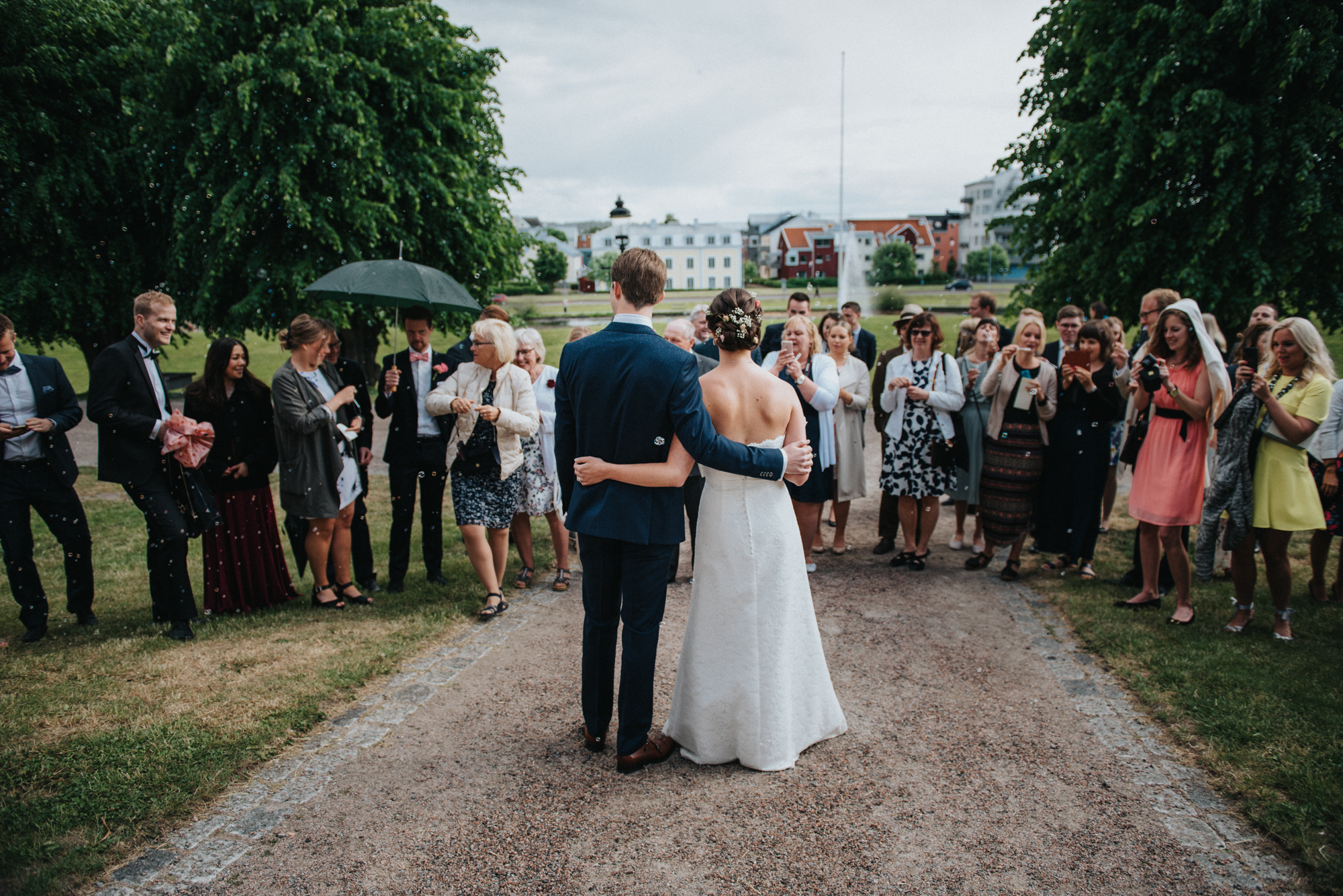 Sandra och Richard bröllop vid Nyköpings Hus