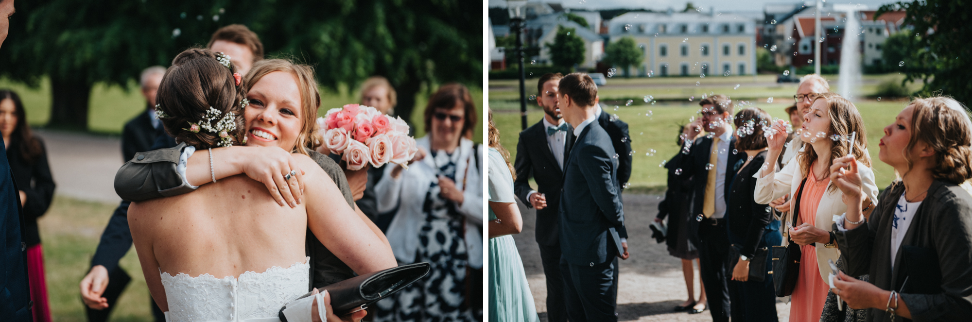 Sandra och Richard bröllop vid Nyköpings Hus