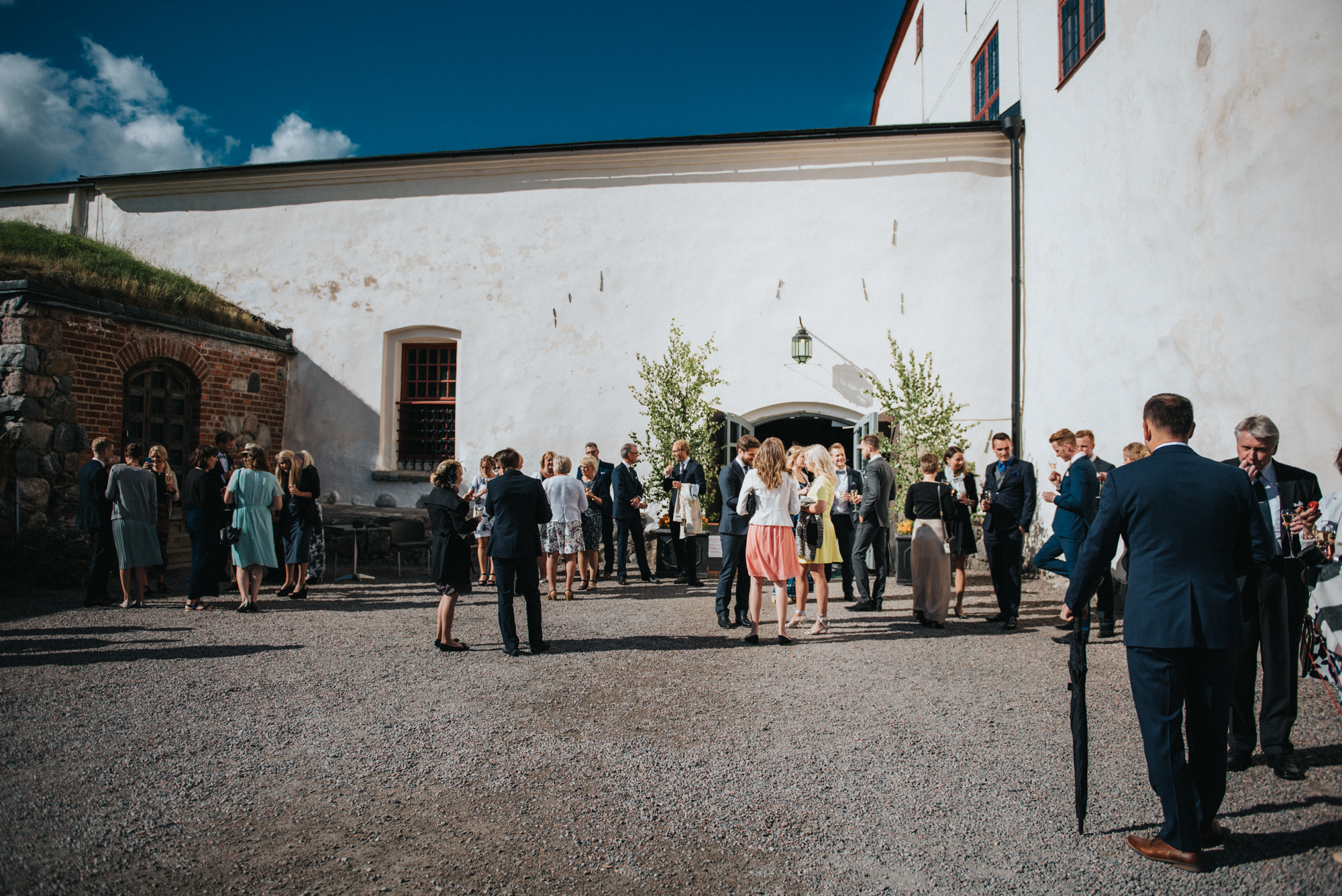 Sandra och Richard bröllop vid Nyköpings Hus