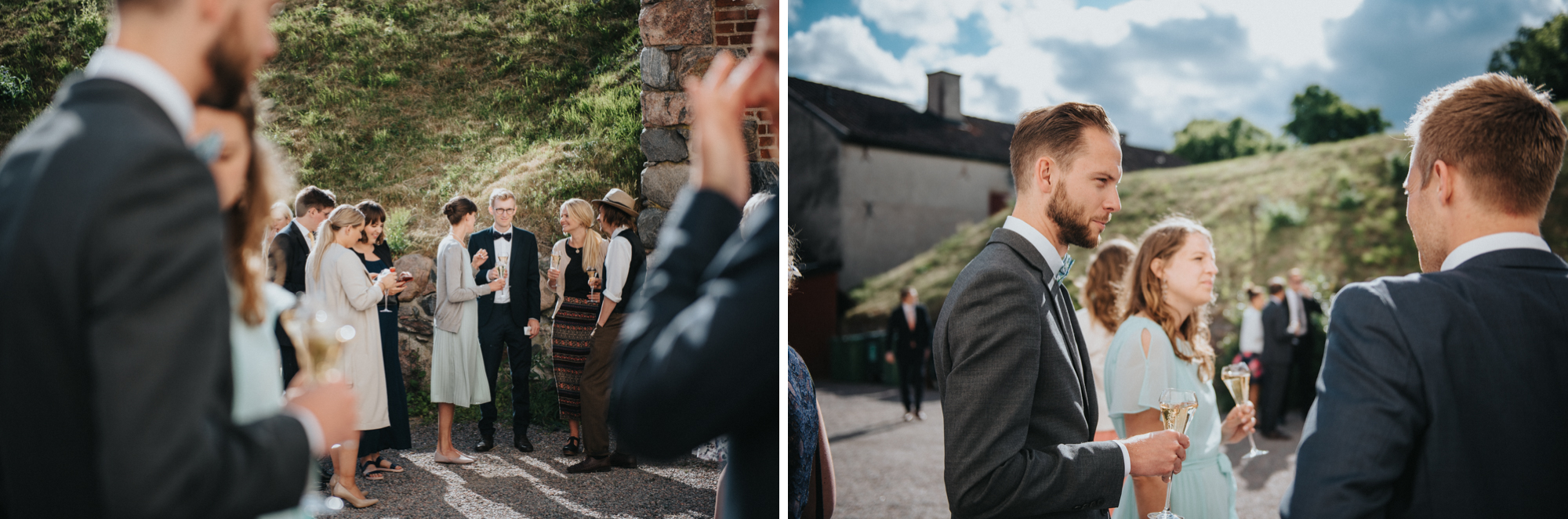 Sandra och Richard bröllop vid Nyköpings Hus