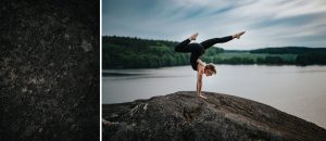 Yoga med Verena i skogen i Tullinge