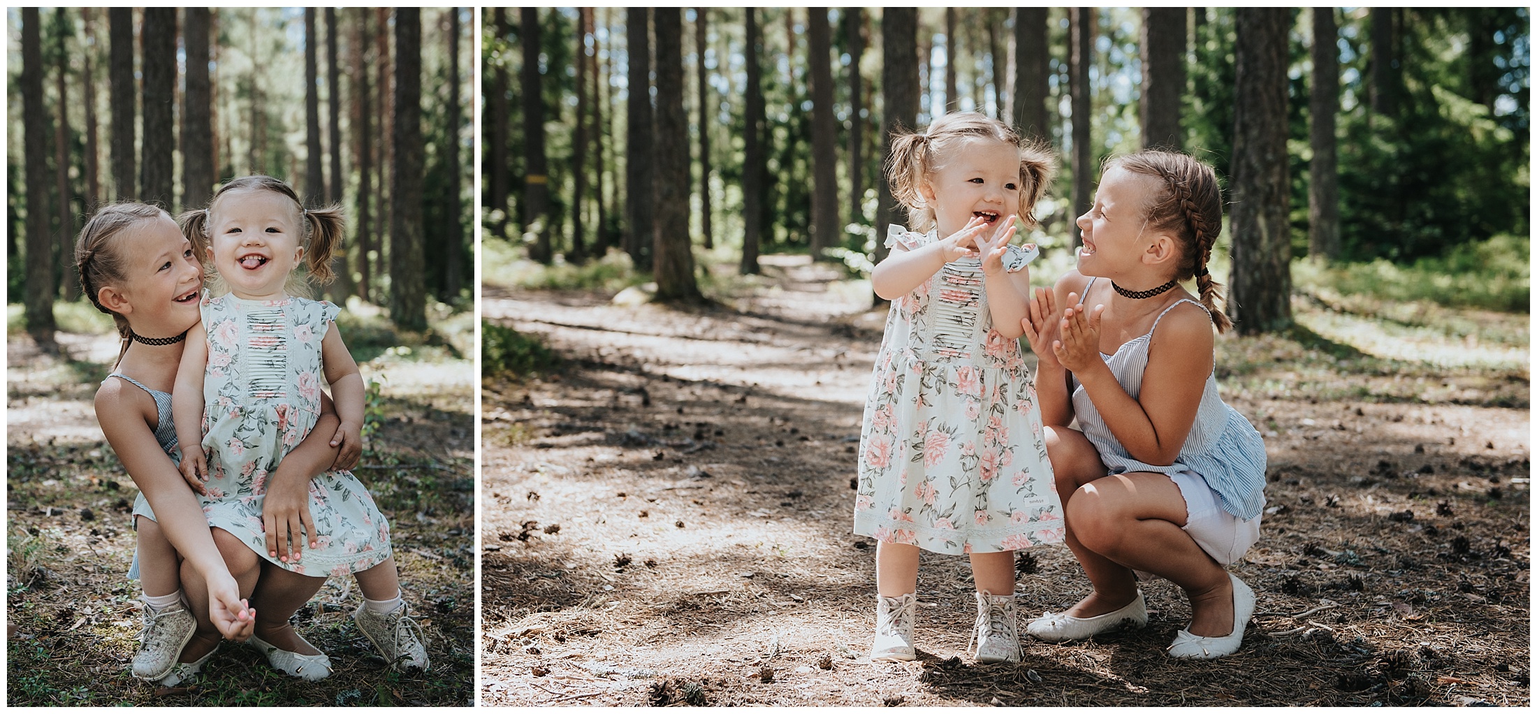 Yoga med Verena i skogen i Tullinge