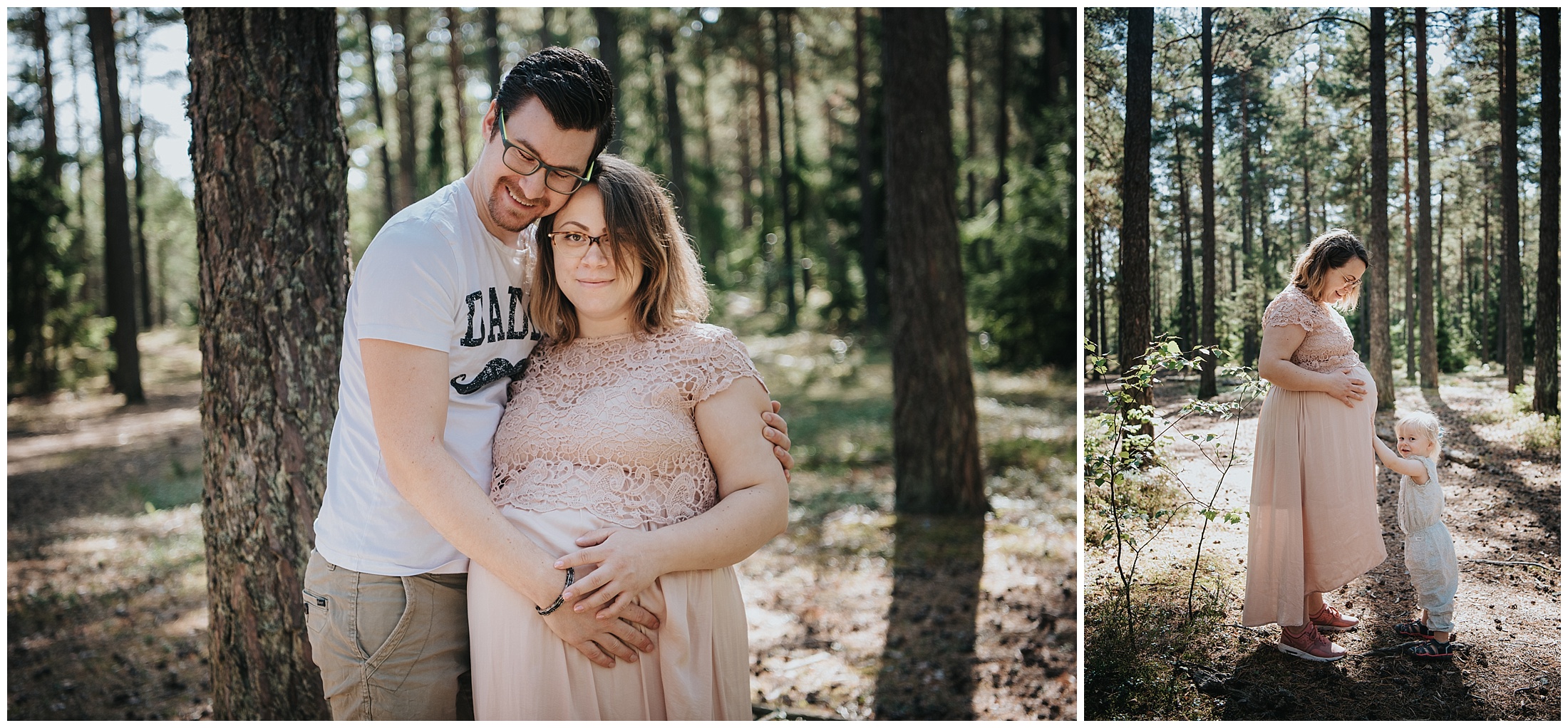 Gravidfotografering med hela familjen!