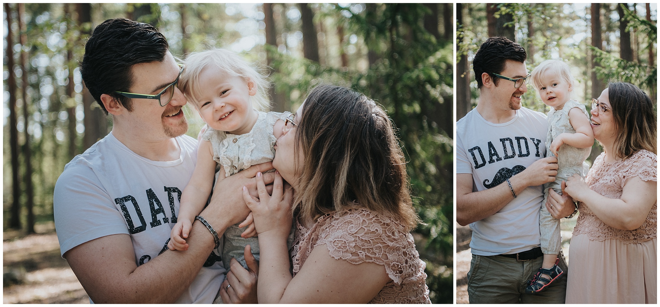 Gravidfotografering med hela familjen!