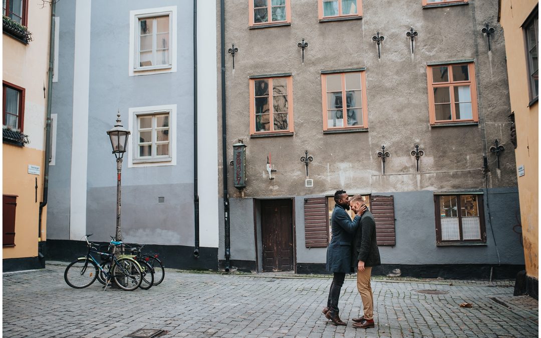 Förlovningsfotografering på Riddarholmen