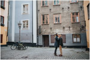 Förlovningsfotografering på Riddarholmen