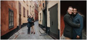 Förlovningsfotografering på Riddarholmen