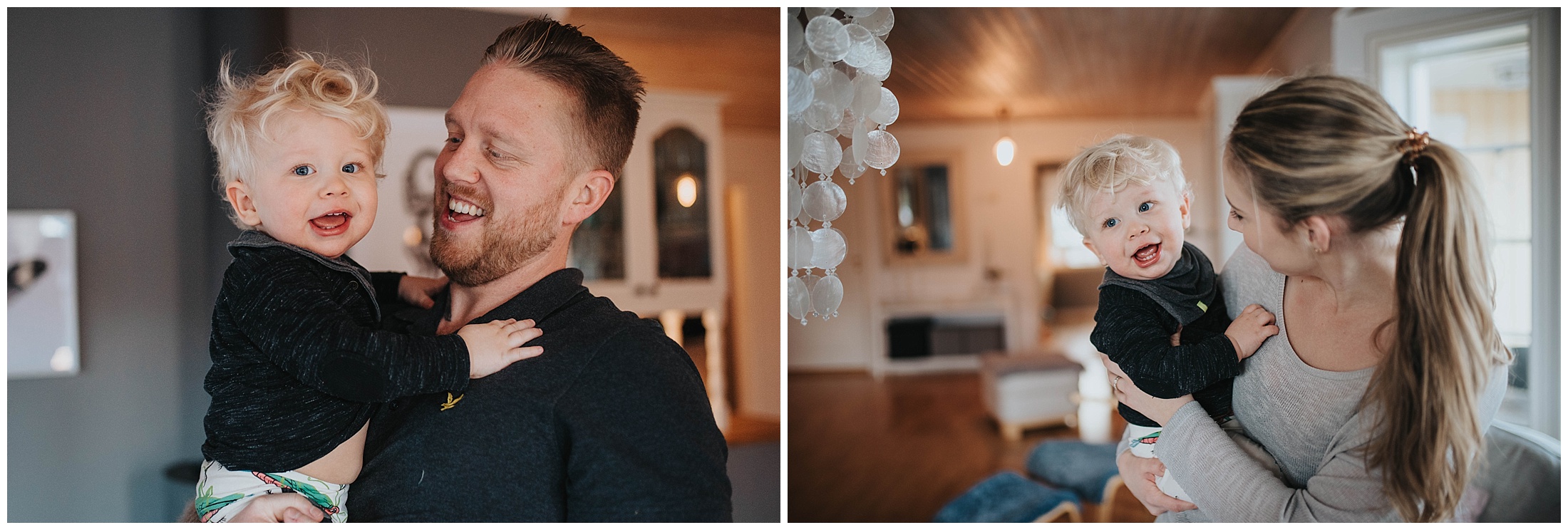 Familjefotografering hemma hos Sigges