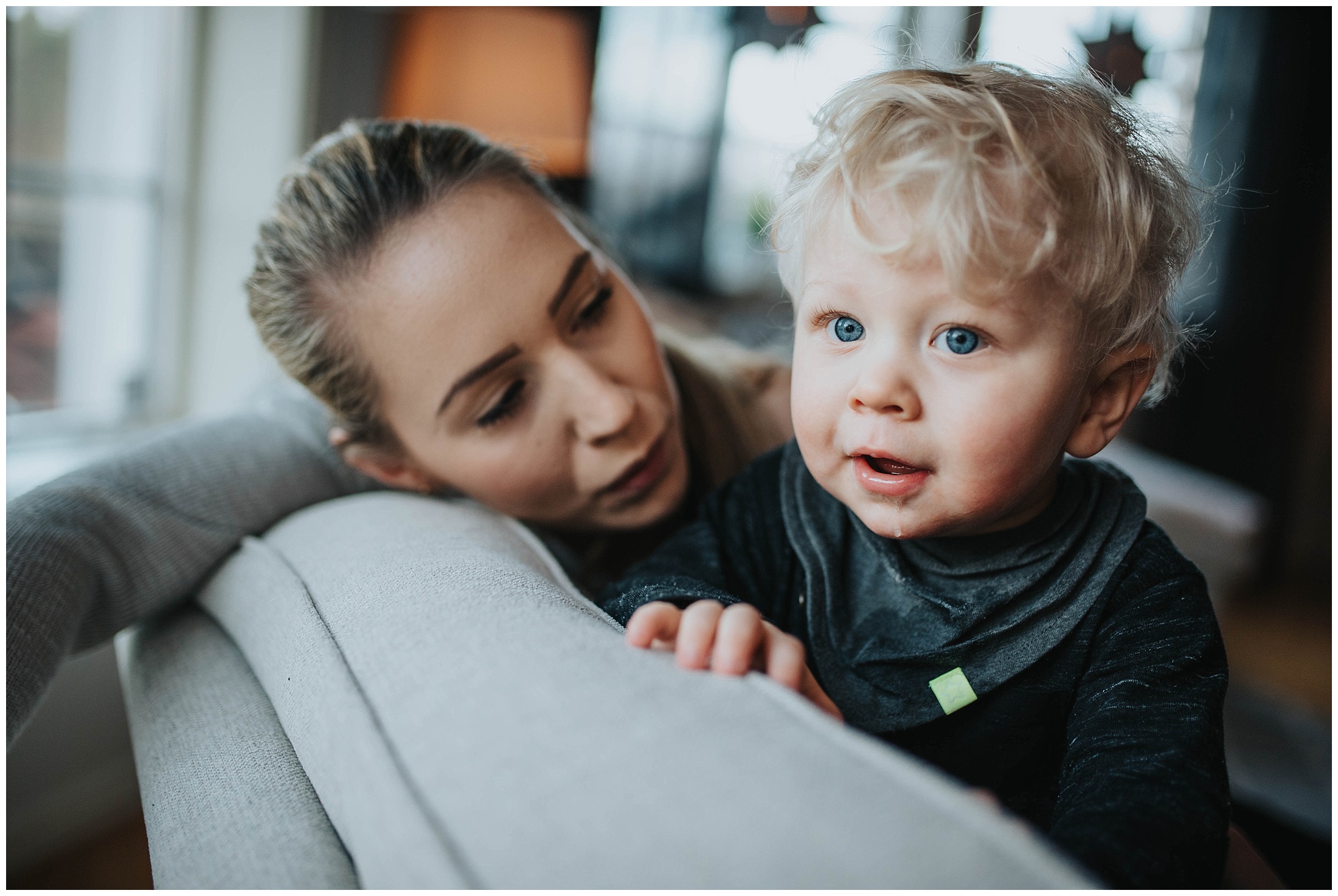 Familjefotografering hemma hos Sigges