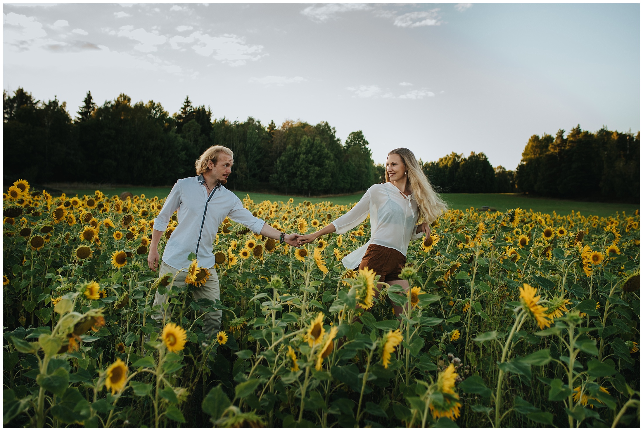 Parfotografering i Sorunda med Melinda och Pelle