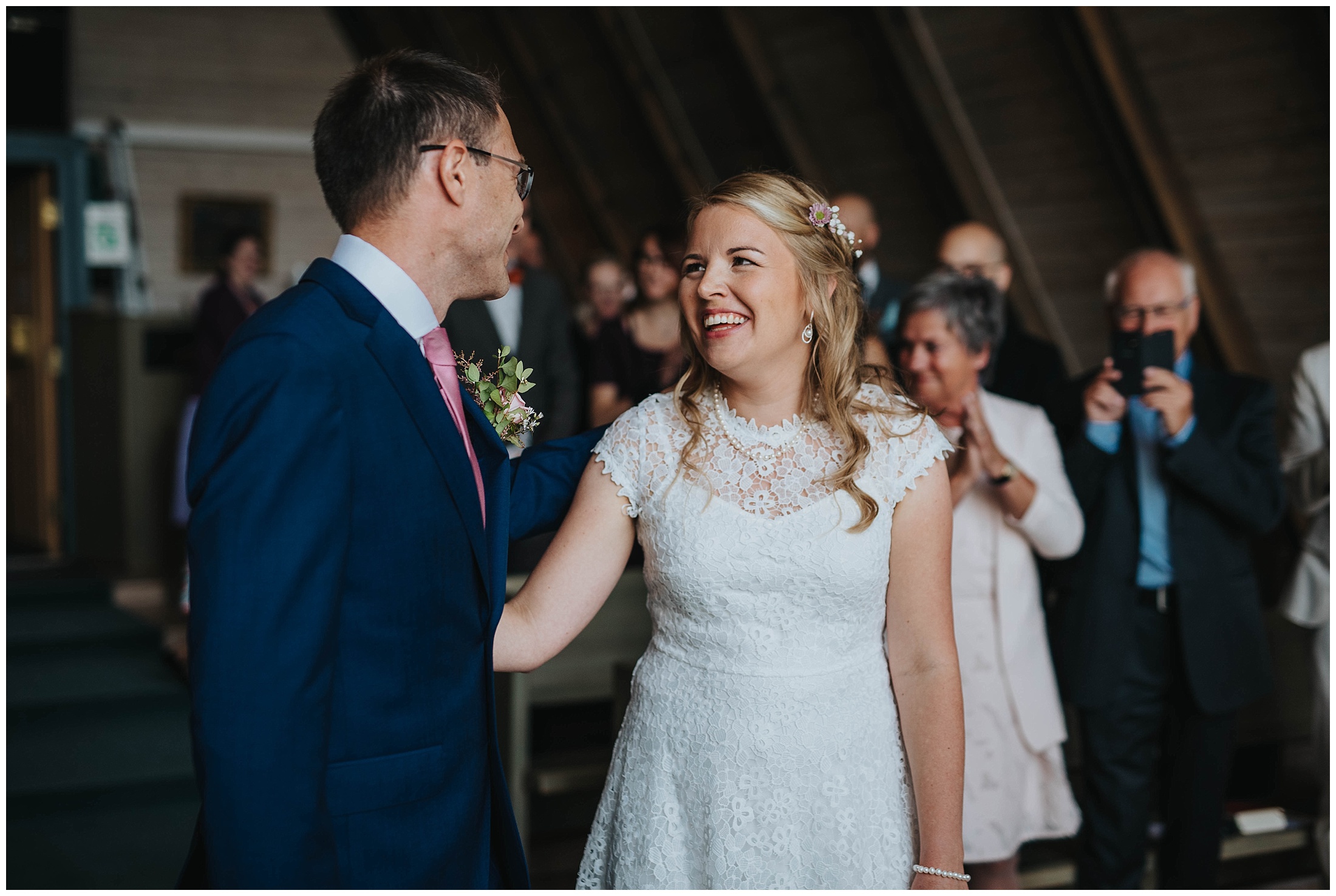 Maria och Magnus bröllop i Lida Kyrka i Tullinge