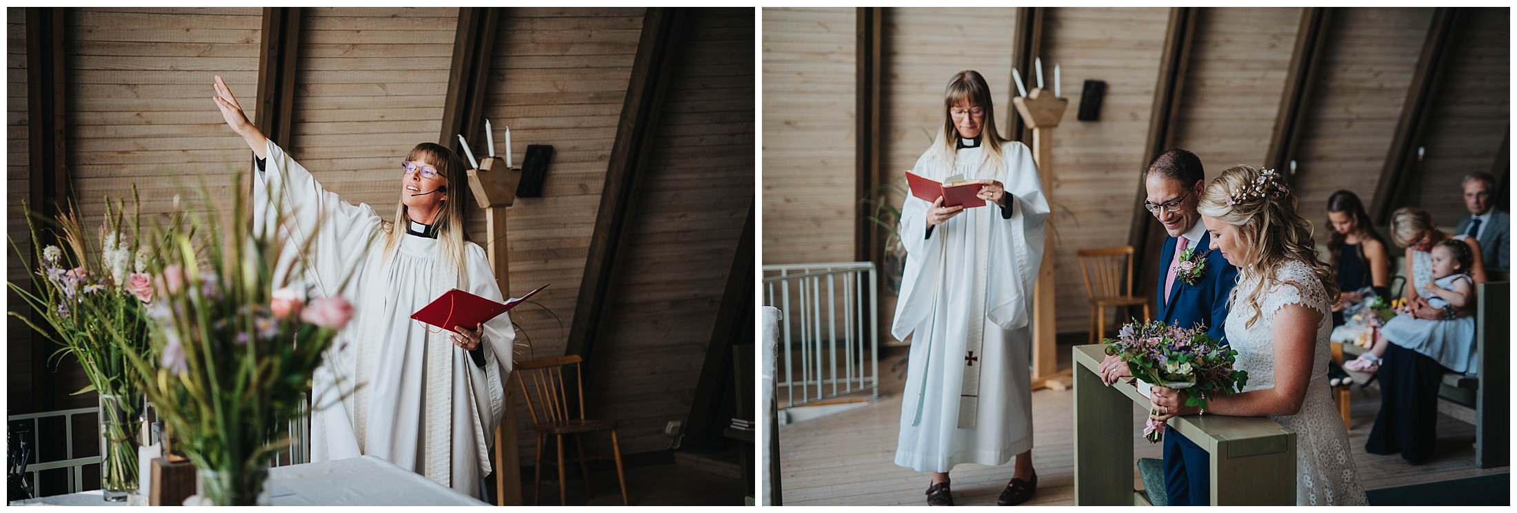 Maria och Magnus bröllop i Lida Kyrka i Tullinge