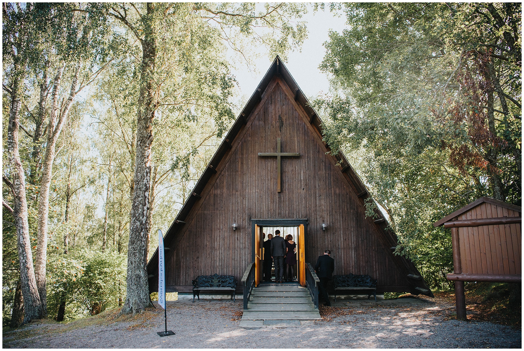 Maria och Magnus bröllop i Lida Kyrka i Tullinge