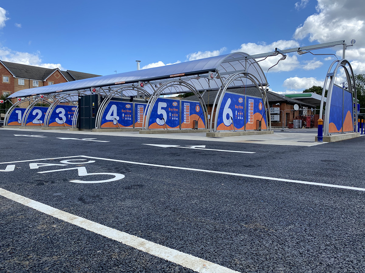 New 6 bay self service state of the art Jet wash system elite