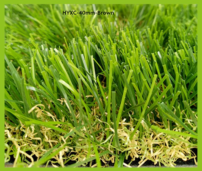 40MM Brown Artificial Grass
